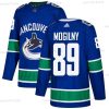 Adidas Vancouver Canucks #89 Alexander Mogilny Sininen Kotiottelu Aito Ommeltu NHL Paita – Miesten