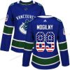 Adidas Vancouver Canucks #89 Alexander Mogilny Sininen Kotiottelu Aito USA Flag Ommeltu NHL Paita – Naisten