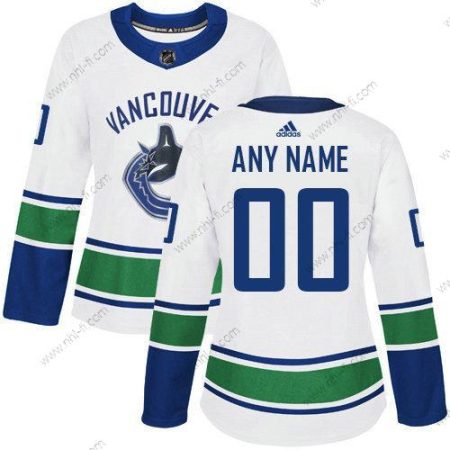 Adidas Vancouver Canucks Räätälöidyt NHL Aito Valkoinen Paita – Naisten