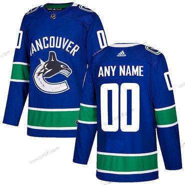 Adidas Vancouver Canucks Räätälöidyt Sininen Kotiottelu Aito Ommeltu NHL Paita – Miesten