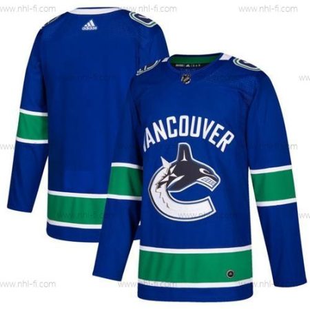 Adidas Vancouver Canucks Tyhjä Sininen Kotiottelu Aito Ommeltu NHL Paita – Miesten