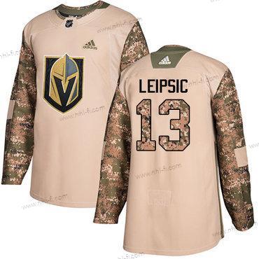 Adidas Vegas Golden Knights #13 Brendan Leipsic Maastokuvio Aito 2017 Veterans Day Ommeltu NHL Paita – Miesten