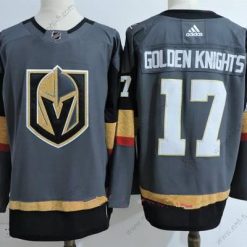 Adidas Vegas Golden Knights #17 Kultaen Knights Harmaa 2017-2018 Jääkiekko Ommeltu NHL Paita – Miesten