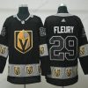 Adidas Vegas Golden Knights #29 Marc-Andre Fleury Musta Maajoukkue Logos Paita – Miesten