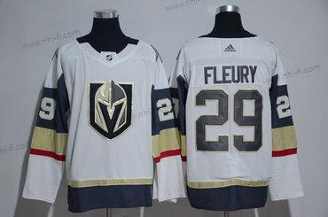 Adidas Vegas Golden Knights #29 Marc-Andre Fleury Valkoinen 2017-2018 Jääkiekko Ommeltu NHL Paita – Miesten