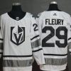 Adidas Vegas Golden Knights 29 Marc-Andre Fleury Valkoinen 2019 NHL All-Star Game Paita – Miesten