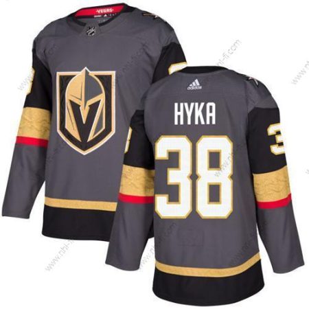 Adidas Vegas Golden Knights #38 Tomas Hyka Harmaa Kotiottelu Aito Ommeltu NHL Paita – Miesten