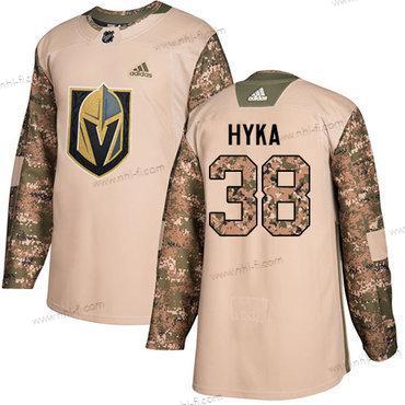 Adidas Vegas Golden Knights #38 Tomas Hyka Maastokuvio Aito 2017 Veterans Day Ommeltu NHL Paita – Miesten