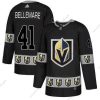 Adidas Vegas Golden Knights #41 Pierre-Edouard Bellemare Musta Maajoukkue Logos Paita – Miesten