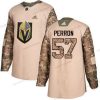 Adidas Vegas Golden Knights #57 David Perron Maastokuvio Aito 2017 Veterans Day Ommeltu NHL Paita – Miesten