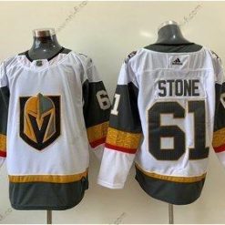 Adidas Vegas Golden Knights #61 Mark Stone Valkoinen Road Aito Ommeltu NHL Paita – Miesten