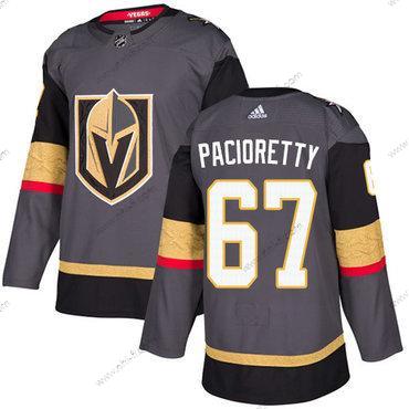 Adidas Vegas Golden Knights #67 Aito Max Pacioretty Harmaa NHL Kotiottelu Paita – Miesten