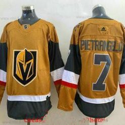 Adidas Vegas Golden Knights #7 Alex Pietrangelo Kulta 2020-21 Vaihtopaita Ommeltu Paita – Miesten