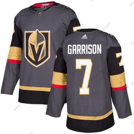 Adidas Vegas Golden Knights #7 Jason Garrison Harmaa Kotiottelu Aito Ommeltu NHL Paita – Miesten