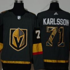 Adidas Vegas Golden Knights #71 William Karlsson Harmaa With Maajoukkue Logo Ommeltu NHL Paita – Miesten