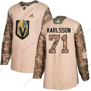 Adidas Vegas Golden Knights #71 William Karlsson Maastokuvio Aito 2017 Veterans Day Ommeltu NHL Paita – Miesten