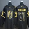 Adidas Vegas Golden Knights #71 William Karlsson Musta Kultaen Ommeltu NHL Paita – Miesten