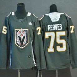 Adidas Vegas Golden Knights #75 Ryan Reaves Harmaa Dia De Los Muertos Paita – Naisten