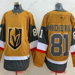 Adidas Vegas Golden Knights #81 Jonathan Marchessault Kulta 2020-21 Vaihtopaita Ommeltu Paita – Miesten