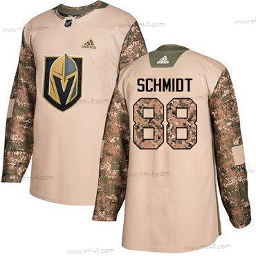 Adidas Vegas Golden Knights #88 Nate Schmidt Maastokuvio Aito 2017 Veterans Day Ommeltu NHL Paita – Miesten