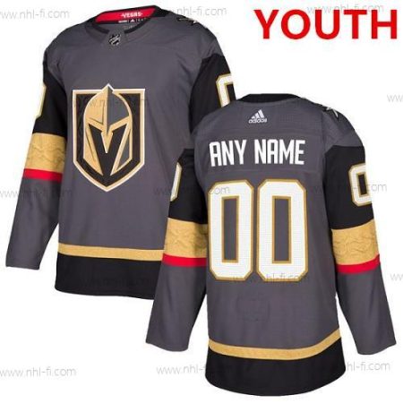 Adidas Vegas Golden Knights Räätälöidyt Aito Harmaa Kotiottelu NHL Paita