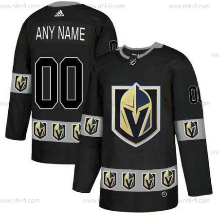 Adidas Vegas Golden Knights Räätälöidyt Musta Maajoukkue Logos Paita – Miesten