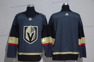 Adidas Vegas Golden Knights Tyhjä Harmaa 2017-2018 Jääkiekko Ommeltu NHL Paita – Miesten