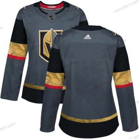 Adidas Vegas Golden Knights Tyhjä Harmaa Kotiottelu Aito Ommeltu NHL Paita – Naisten