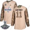 Adidas Washington Capitals #11 Mike Gartner Maastokuvio Aito 2017 Veterans Day Stanley Cup Final Champions Ommeltu NHL Paita – Miesten