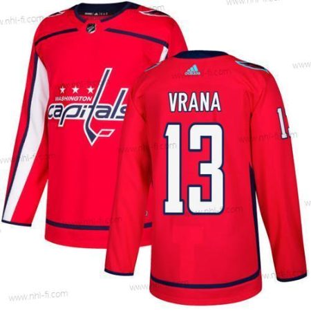 Adidas Washington Capitals #13 Jakub Vrana Punainen Kotiottelu Aito Ommeltu NHL Paita – Miesten