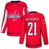 Adidas Washington Capitals #21 Garnet Hathaway Punainen Aito Kotiottelu Paita – Miesten