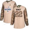 Adidas Washington Capitals #22 Madison Bowey Maastokuvio Aito 2017 Veterans Day Ommeltu NHL Paita – Miesten