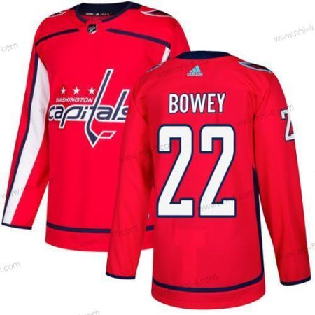 Adidas Washington Capitals #22 Madison Bowey Punainen Kotiottelu Aito Ommeltu NHL Paita – Miesten