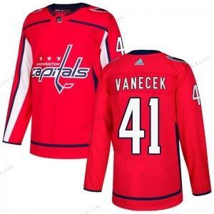 Adidas Washington Capitals #41 Vitek Vanecek Punainen Aito Kotiottelu Paita – Miesten