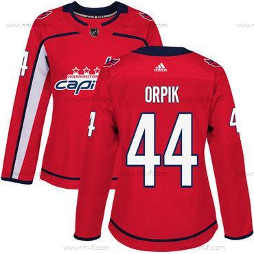 Adidas Washington Capitals #44 Brooks Orpik Punainen Kotiottelu Aito Ommeltu NHL Paita – Naisten