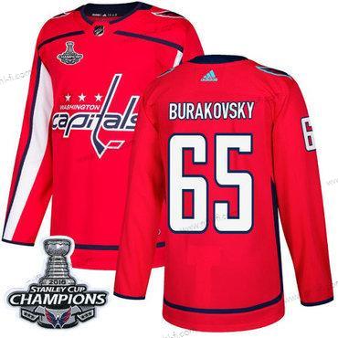 Adidas Washington Capitals #65 Andre Burakovsky Punainen Kotiottelu Aito Stanley Cup Final Champions Ommeltu NHL Paita – Miesten