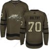 Adidas Washington Capitals #70 Braden Holtby Vihreä Salute to Service Ommeltu NHL Paita – Miesten