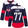 Adidas Washington Capitals #77 T. J. Oshie Laivastonsininen Aito 2018 Stadium Series Ommeltu NHL Paita – Naisten