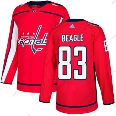 Adidas Washington Capitals #83 Jay Beagle Punainen Kotiottelu Aito Ommeltu NHL Paita – Miesten