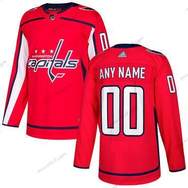 Adidas Washington Capitals Räätälöidyt Punainen Ommeltu NHL 2017-2018 Jääkiekko Paita – Miesten