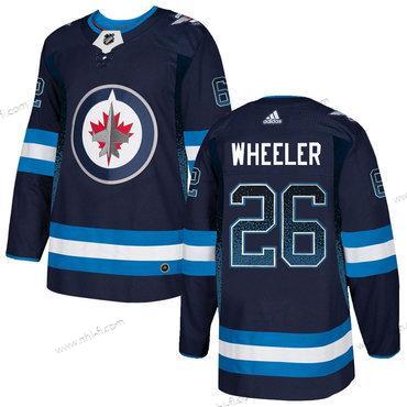 Adidas Winnipeg Jets #26 Blake Wheeler Laivastonsininen Paita – Miesten