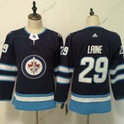 Adidas Winnipeg Jets #29 Patrik Laine Laivastonsininen Paita – Naisten