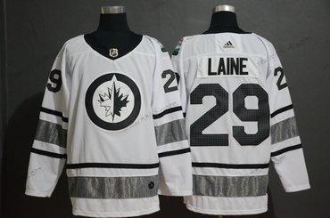 Adidas Winnipeg Jets 29 Patrik Laine Valkoinen 2019 NHL All-Star Paita – Miesten