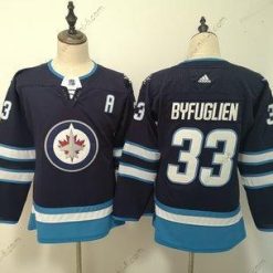 Adidas Winnipeg Jets #33 Dustin Byfuglien Laivastonsininen Paita – Naisten