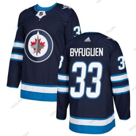 Adidas Winnipeg Jets #33 Dustin Byfuglien Laivastonsininen Sininen Kotiottelu Aito Ommeltu NHL Paita – Miesten