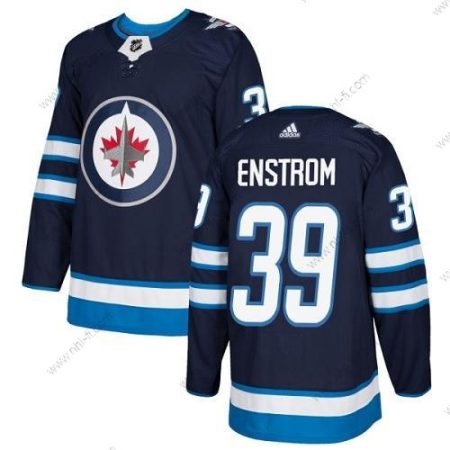 Adidas Winnipeg Jets #39 Tobias Enstrom Laivastonsininen Sininen Kotiottelu Aito Ommeltu NHL Paita – Miesten