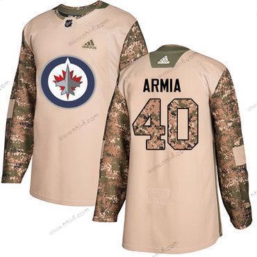 Adidas Winnipeg Jets #40 Joel Armia Maastokuvio Aito 2017 Veterans Day Ommeltu NHL Paita – Miesten