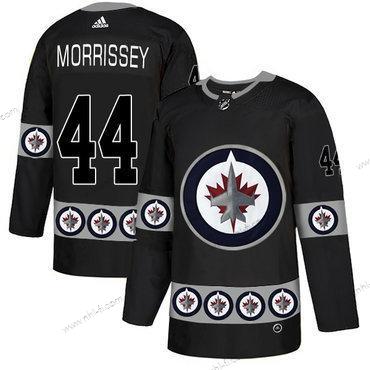 Adidas Winnipeg Jets #44 Josh Morrissey Musta Maajoukkue Logos Paita – Miesten