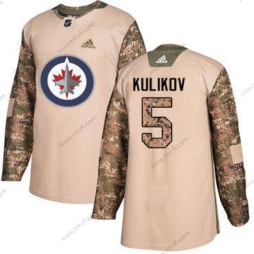 Adidas Winnipeg Jets #5 Dmitry Kulikov Maastokuvio Aito 2017 Veterans Day Ommeltu NHL Paita – Miesten