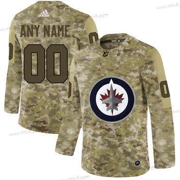 Adidas Winnipeg Jets Räätälöidyt Maastokuvio Paita – Miesten